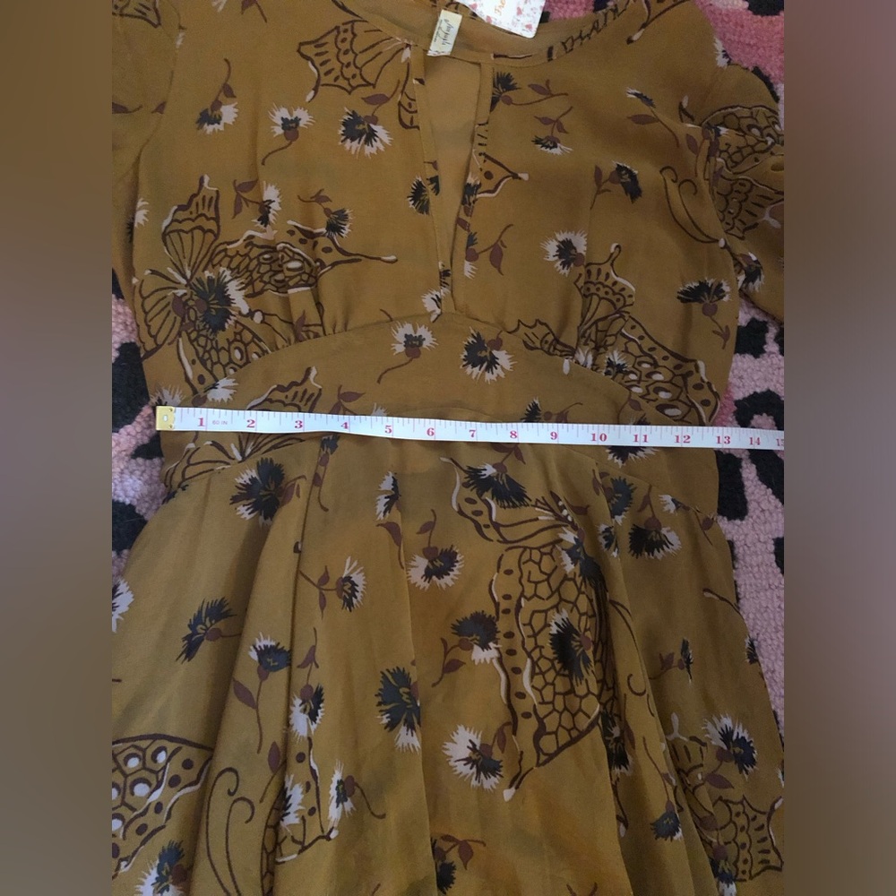 Free People Printed Midi Dress - Picture 9 of 11